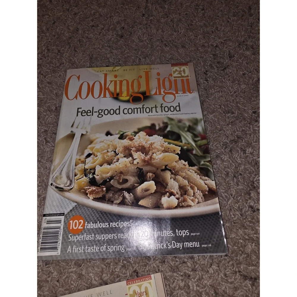 Lot of 5 Vintage COOKING LIGHT Magazines